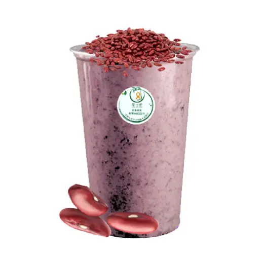 粒粒紅豆奶昔