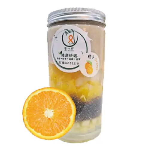 陽光橙香蛋白杯